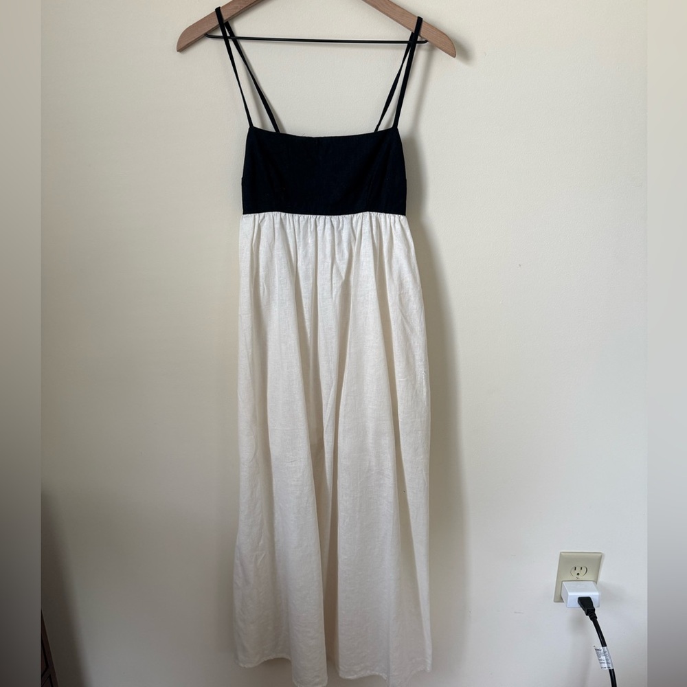 Abercrombie & Fitch Tie Back Babydoll Maxi Dress - Picture 9 of 11